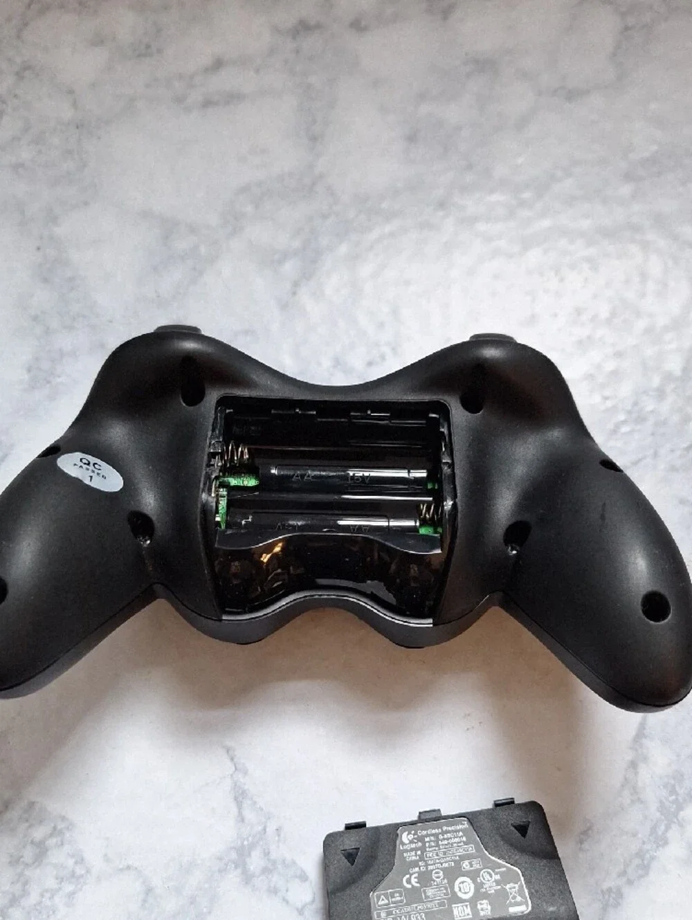 Logitech Black Wireless Gamepad with Colored Action Buttons
